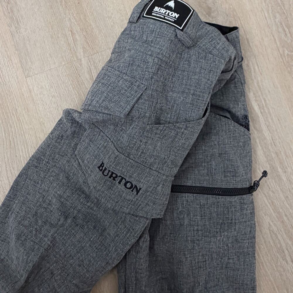 Women’s Burton Exile Cargo Snowboarding Ski Pants Gray Size XXS - Picture 5 of 8